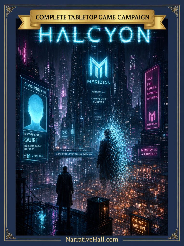 Halcyon: Cyberpunk-Noir Game Campaign