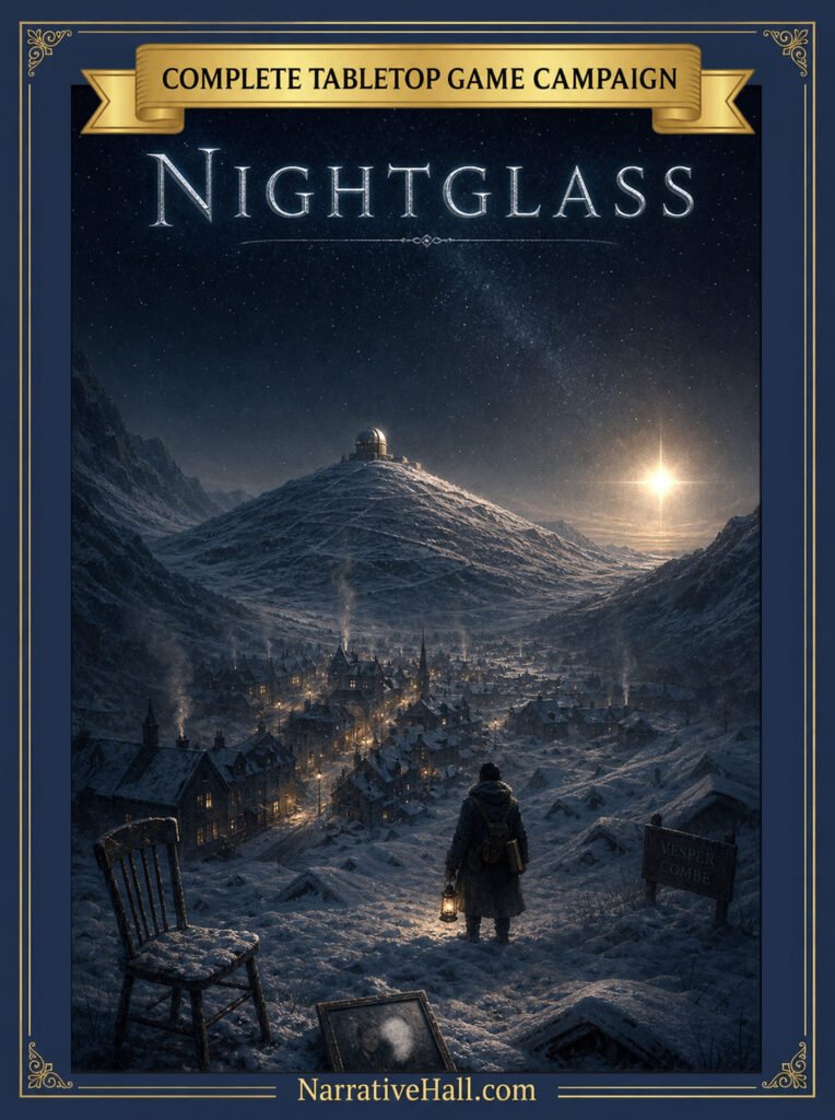 Nightglass: Horror TTRPG Game Campaign