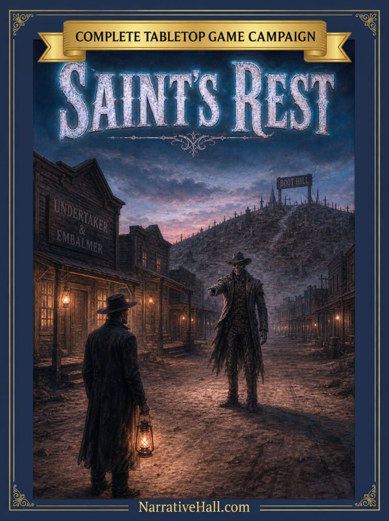 Saints Rest: Weird-Western Horror TTRPG Game Campaign