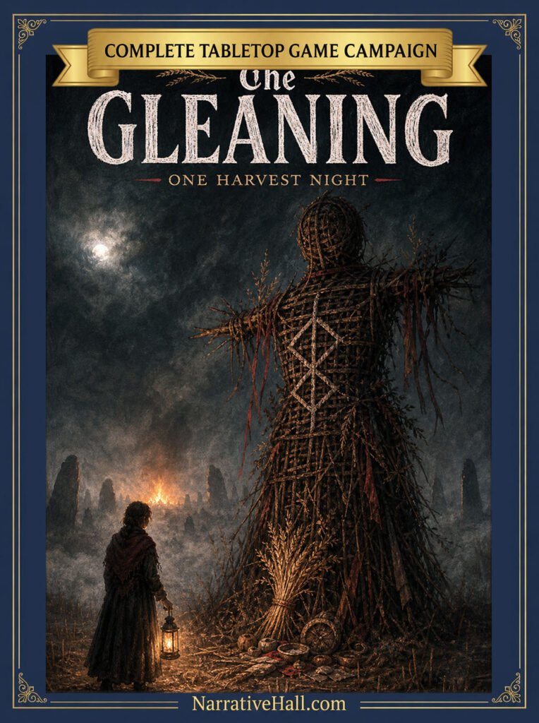 The Gleaing: Folk Horror Oneshot TTRPG Game Campaign