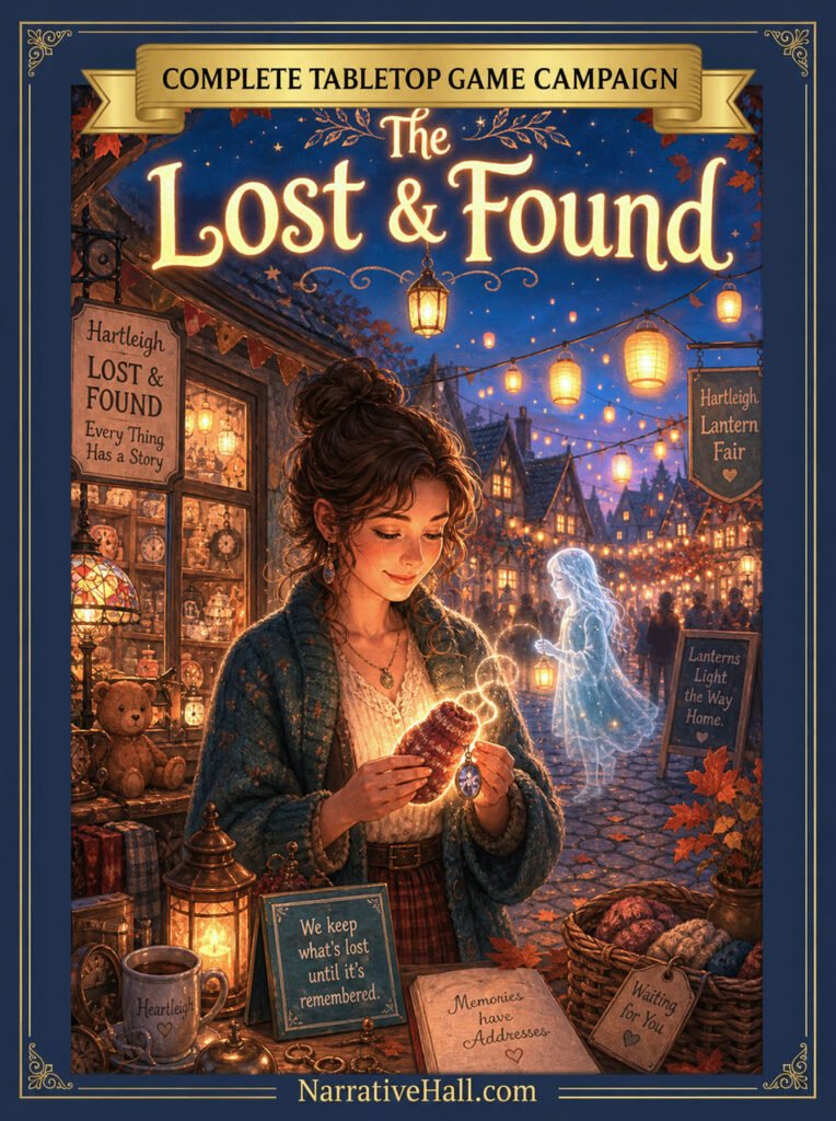 The Lost and Found: Cozy Fantasy TTRPG Game Campaign
